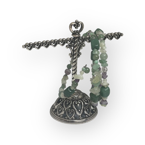 Park Lane ✿ Mandalay Snake Wrap Bracelet ✿ Aventurine + Amethyst ✿ Semi Precious - Picture 5 of 16